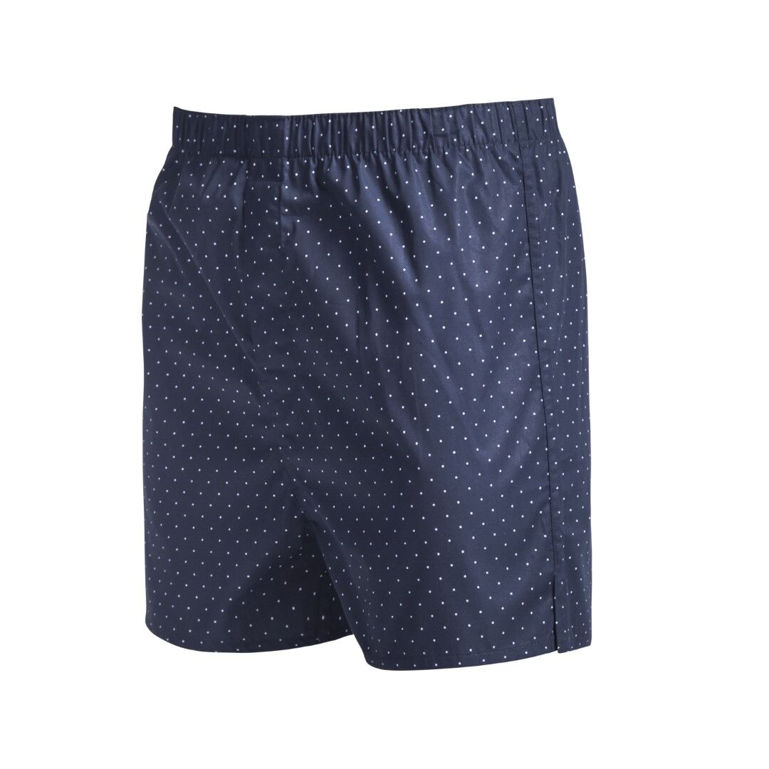 blue and white polka dot underwear men