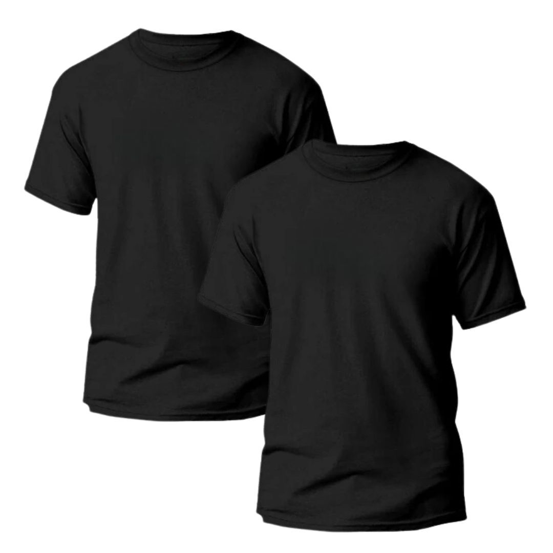 men's black t-shirt multipack