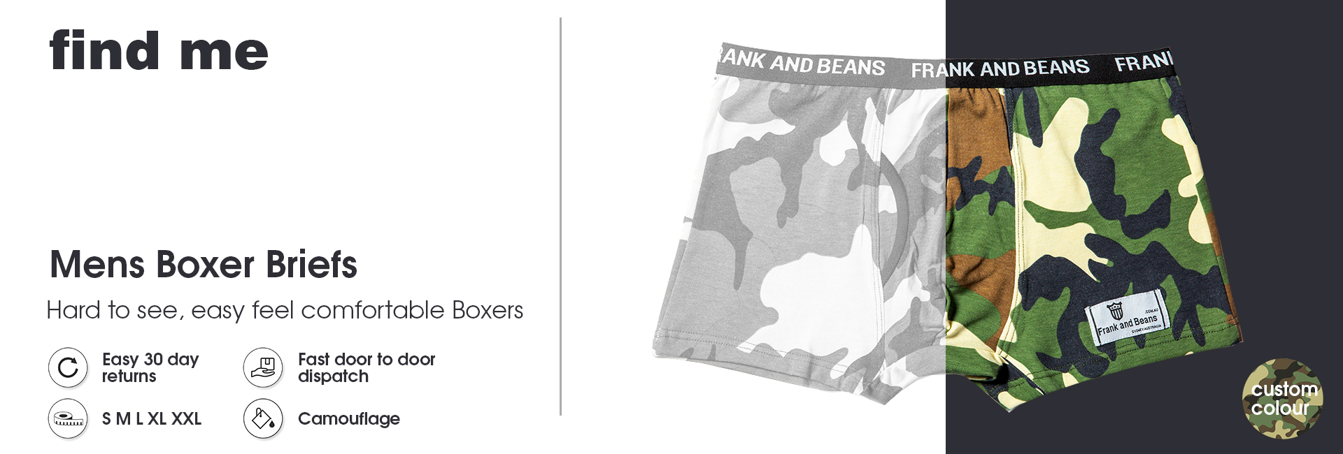 Mens Military Camouflage Boxer Briefs Australia Mens Military Camouflage Boxer Briefs Australia available in 5 sizes